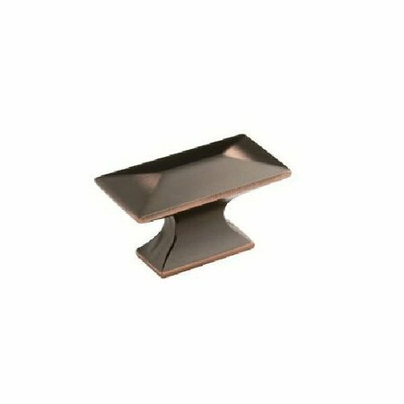 BELWITH P2151-Obh Knob 1-3/4in Rectangle Oil Rubbed Bronze P2151-OBH